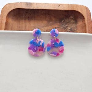 Addy Earrings- Multicolor/ Lightweight Acrylic Earrings