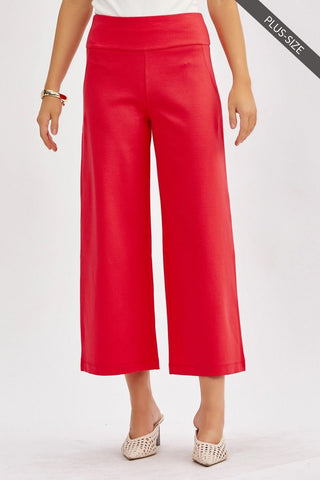 Magic Wide Cropped Pants in Curvy