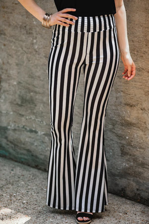 Let's Get Rowdy Striped Flares