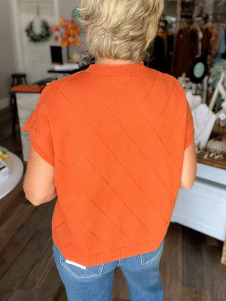 Diamond Detail Sweater Vest