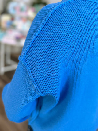 Regina Sweater in Cobalt