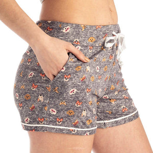Hello Mello Ruff Morning Lounge Shorts /Pajama Bottoms