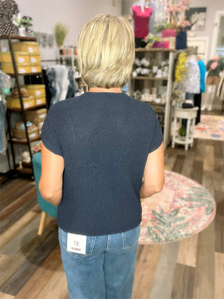 Everyday Comfort Sweater in Navy