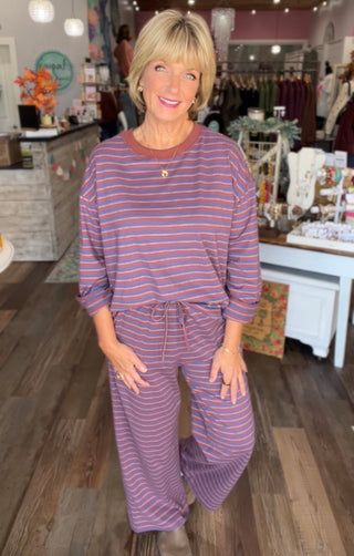 The Weekend Plans Stripe Set