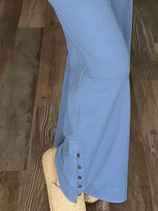 Laid-Back Chic Cotton Slub Set