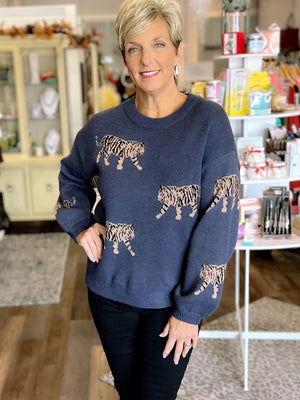 Wild About You Tiger Sweater