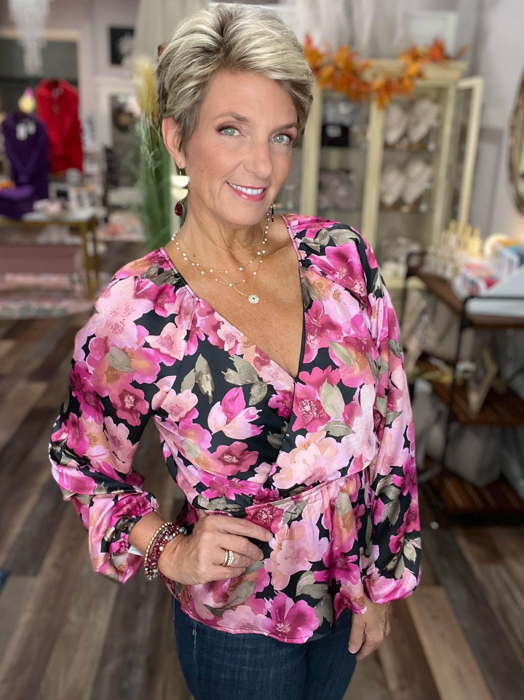 The Bloom & Grace Peplum Top