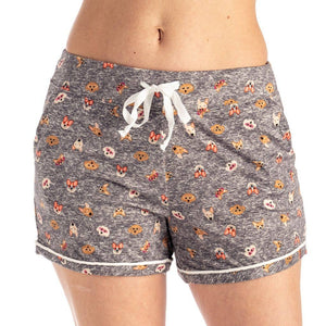 Hello Mello Ruff Morning Lounge Shorts /Pajama Bottoms