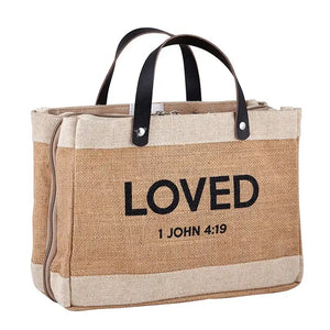 LOVED Bible Cover Tote
