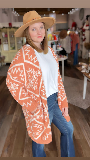 Aztec Reversible Cardigan