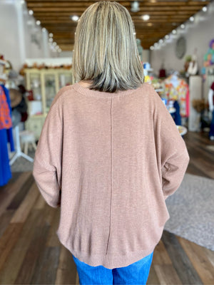 Extended Shoulder Sweater