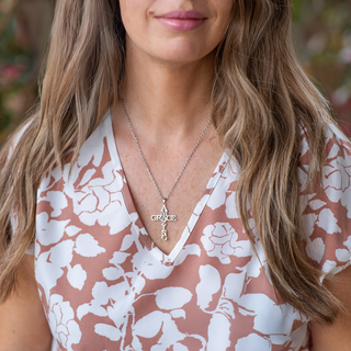 Amazing Grace Cross Necklace
