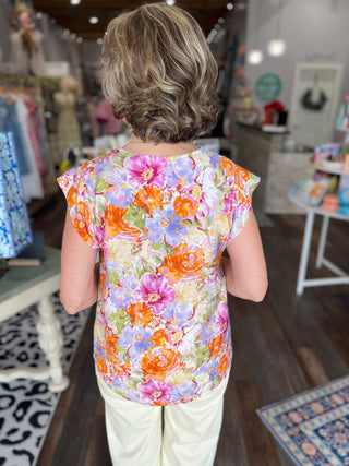 Painted Petals Top