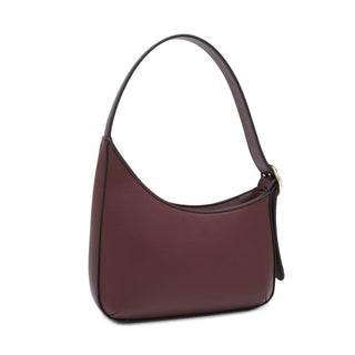 Charlotte Buckle Handle Shoulder Bag in Urban Vibe in Burgundy