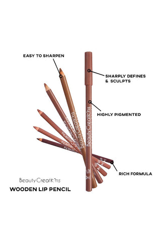 Toasty Wooden Lip Pencil - 12pcs