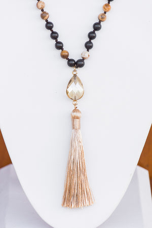 Tama Necklace in Onyx