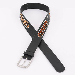 Classic Buckle Leather Belt
