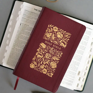 KJV Study Bible - Crimson Bouquet