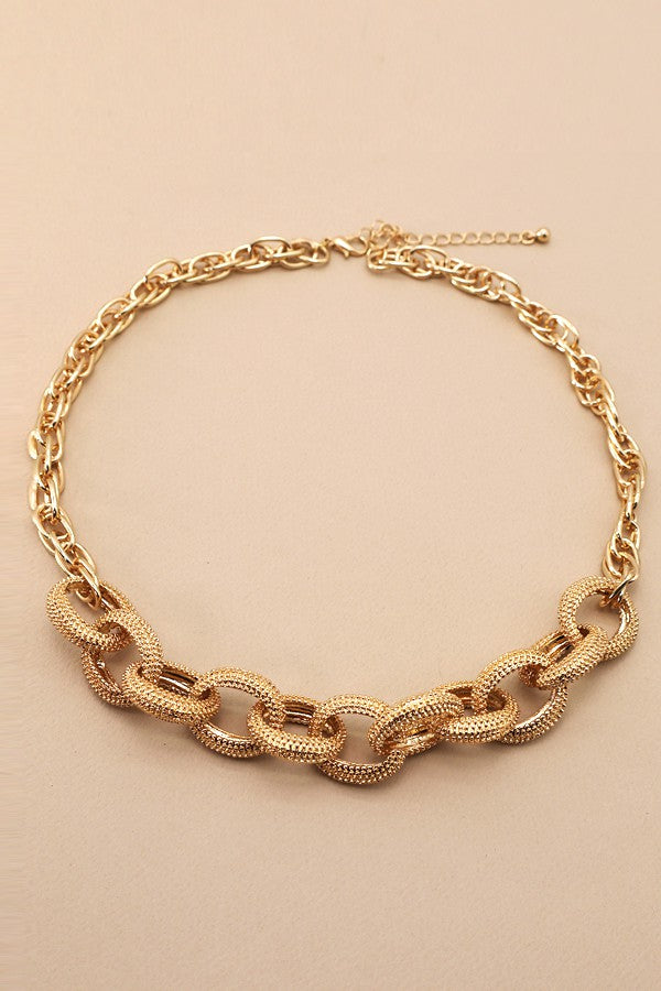 Caviar Link Chain Necklace