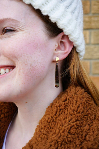 Blair Earrings - Chai Tea
