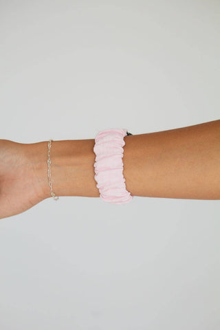 Dainty Pink Textured Apple Watch Band