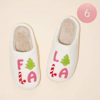 Falala Christmas Tree Slippers