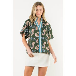 THML Olive Grove Blouse