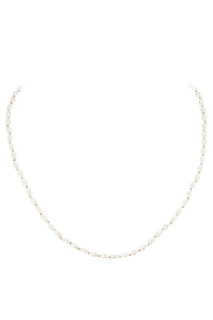 Dainty Pearl Beaded Necklace