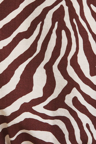 Zebra Romper in Brown