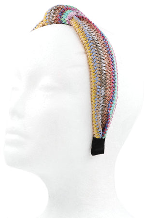 Multi-Color Paper Rattan Headband