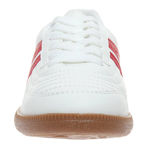 The Retro Rally Sneaker – Red & White
