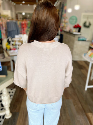 Coastal Comfort Sweater - Steel