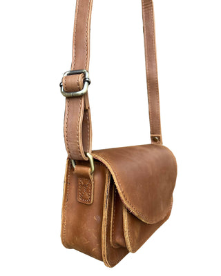 Crazy Horse Genuine Leather Crossbody