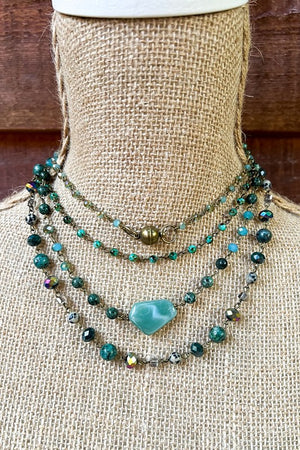 Camden Necklace African Turquoise