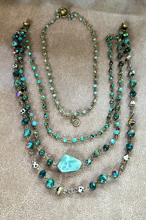 Camden Necklace African Turquoise