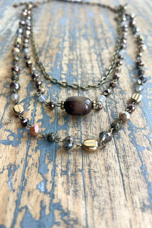 Tiger's Eye Medina Necklace