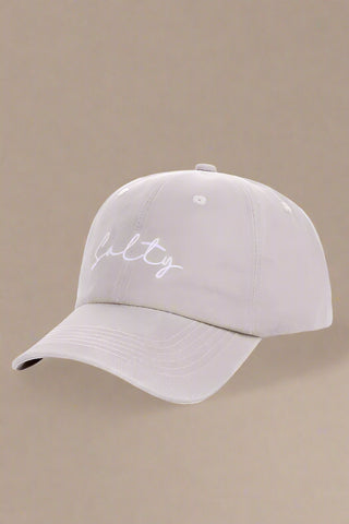 Salty Lettering Embroidery Baseball Cap