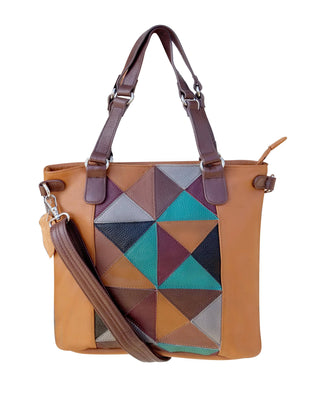 Top Grain Cowhide Tote/ Crossbody with Removable Straps