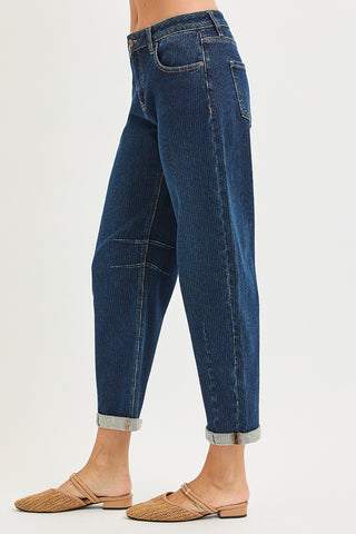 Slouch & Stitch Barrel Jeans