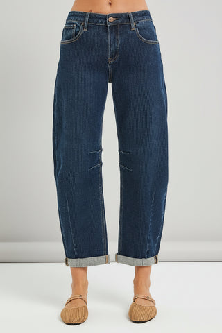 Slouch & Stitch Barrel Jeans