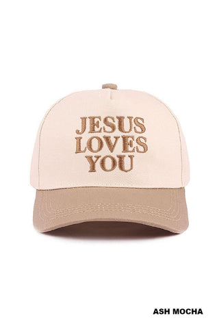 Jesus Loves You Baseball Cap