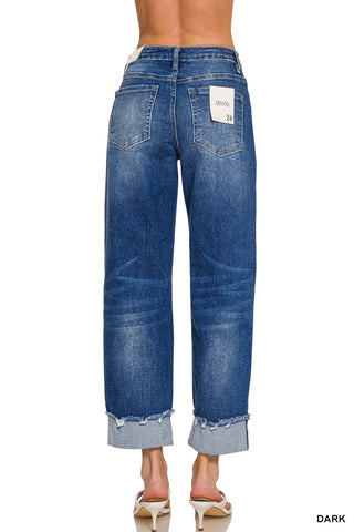 Easy Wear Cuffed Denim