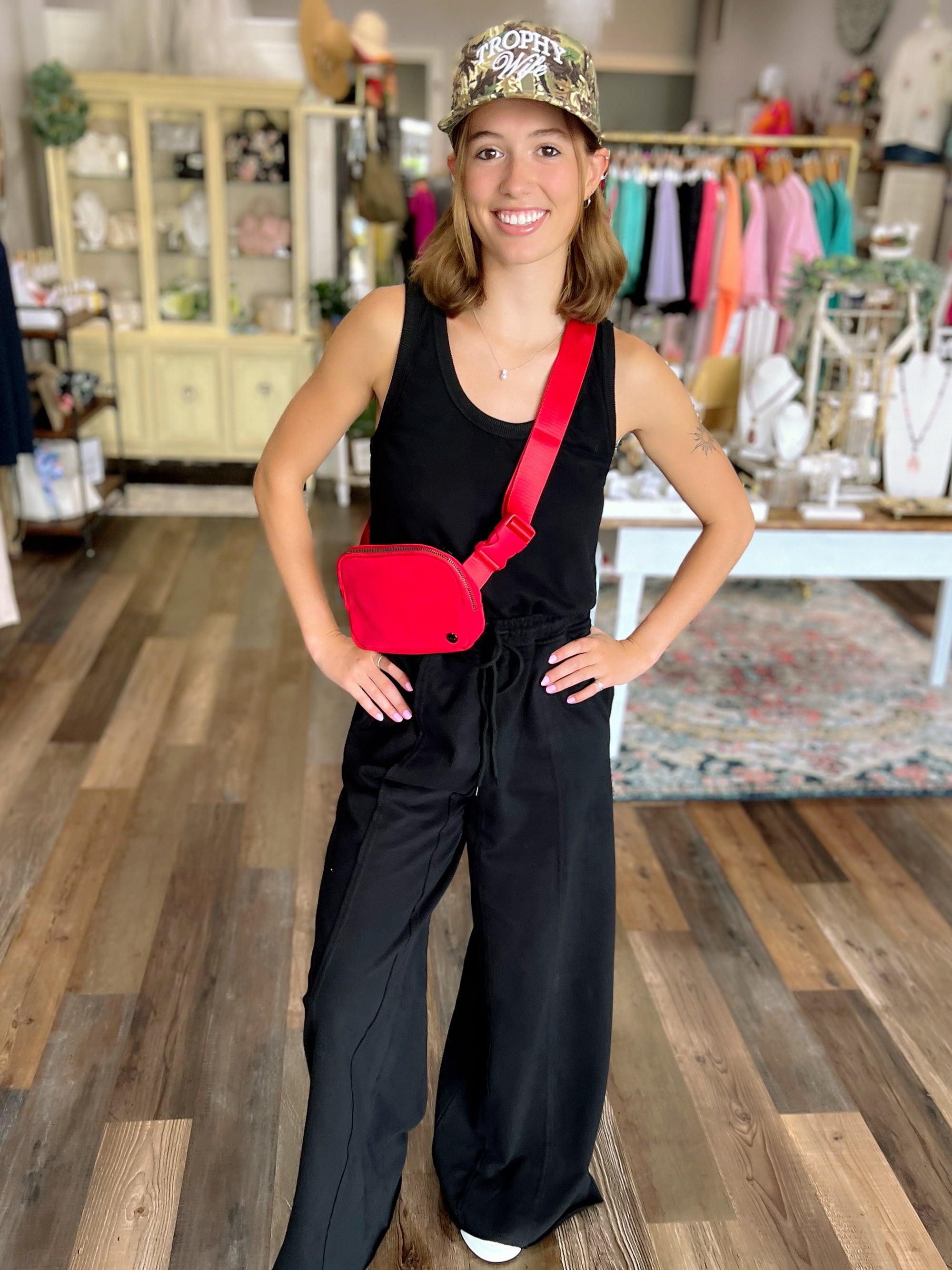 Jet Setter Terry Jumper - Black Terry