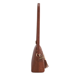Pandora Dome Shaped Paisley Print Crossbody