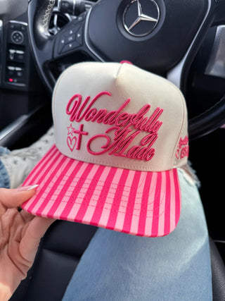Wonderfully Made Embroidered Trucker Hat