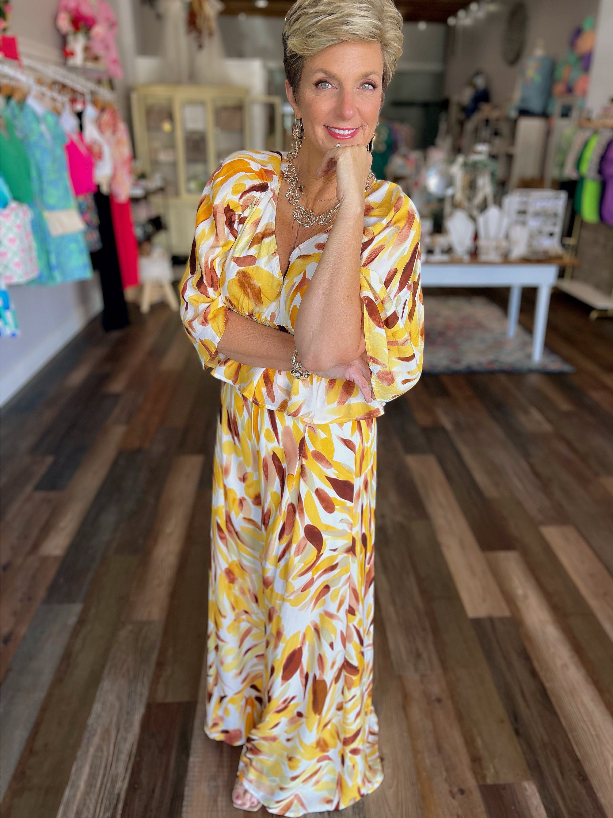 Pretty Patterned Peplum