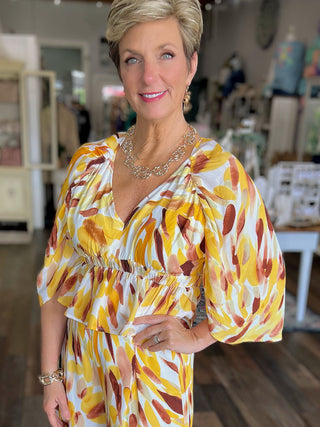 Pretty Patterned Peplum