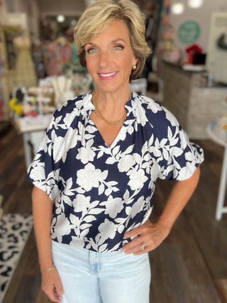 Midnight Garden Blouse