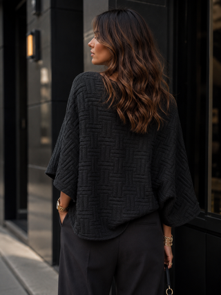 Relaxed Textured Pullover
