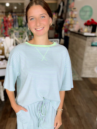 Easy Breezy Set in Lilac/Mint